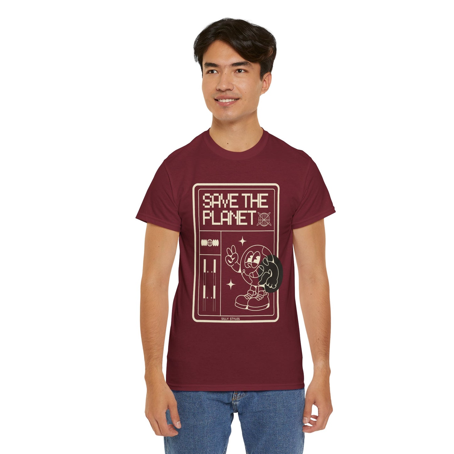 Save the planet - Heavy Cotton Tee (Express Delivery available)