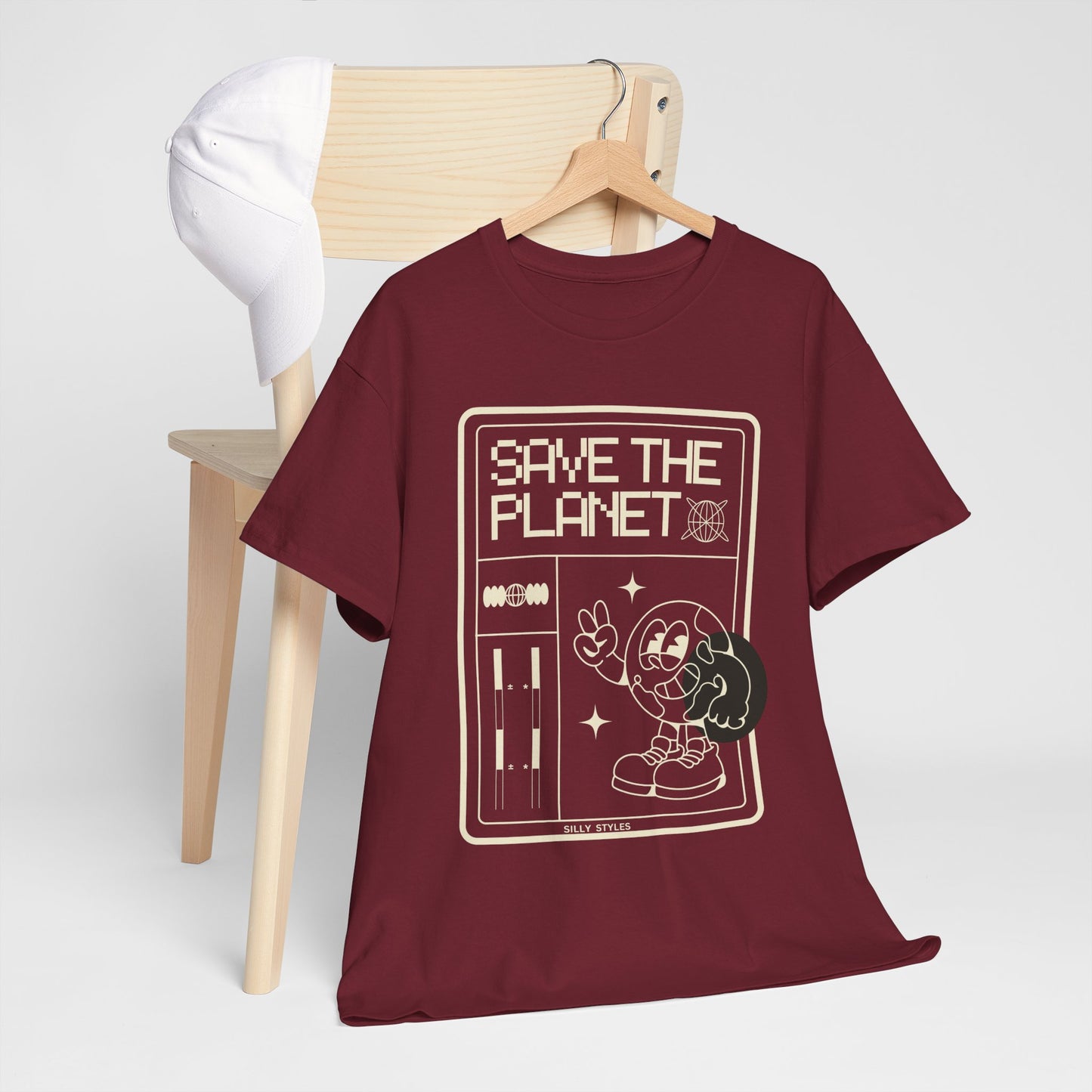 Save the planet - Heavy Cotton Tee (Express Delivery available)