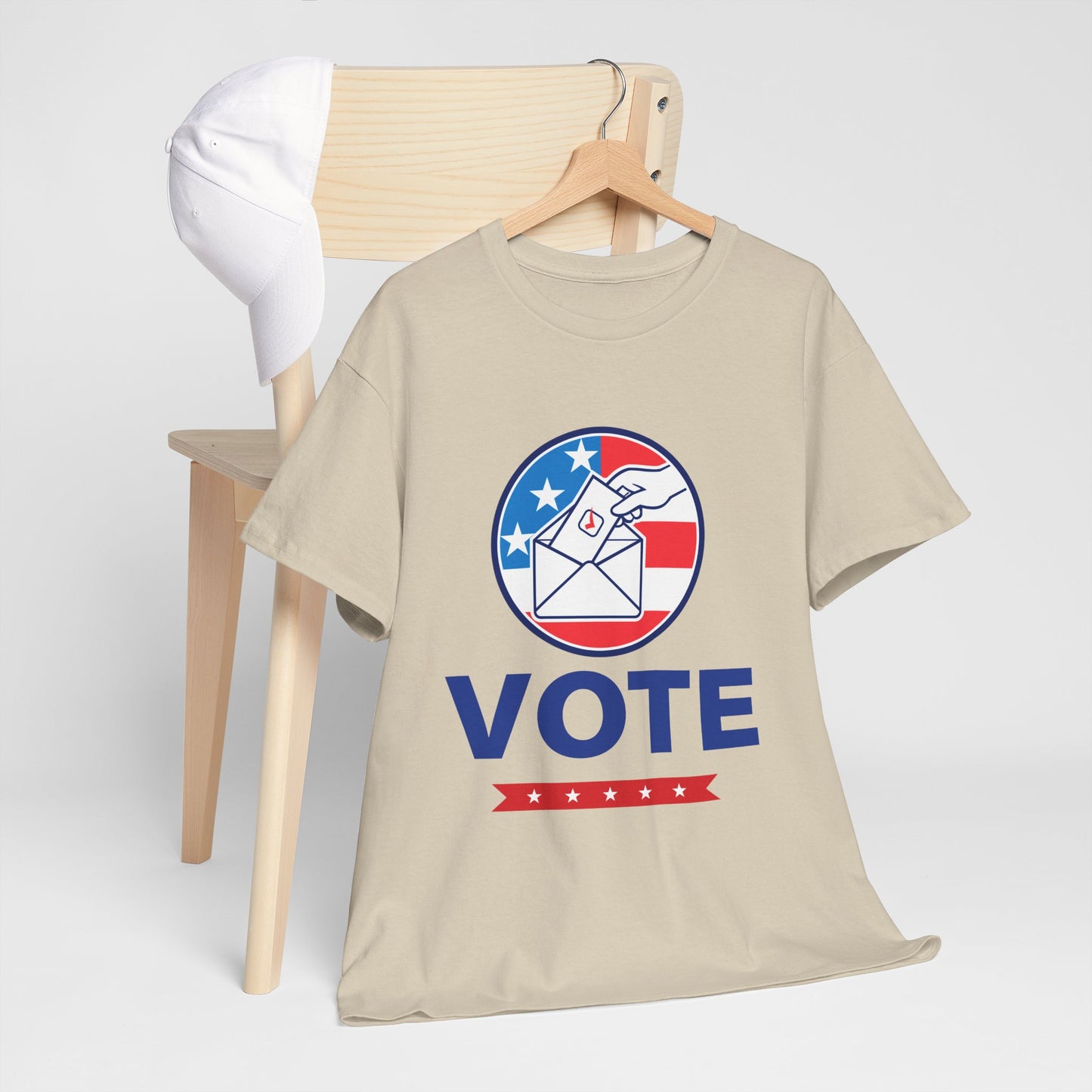 Lets Vote -  Heavy Cotton Tee (Express Delivery available)