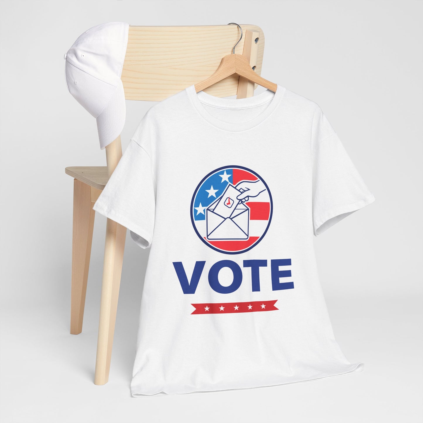 Lets Vote -  Heavy Cotton Tee (Express Delivery available)