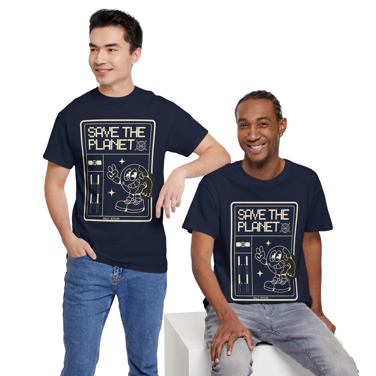 Save the planet - Heavy Cotton Tee (Express Delivery available)