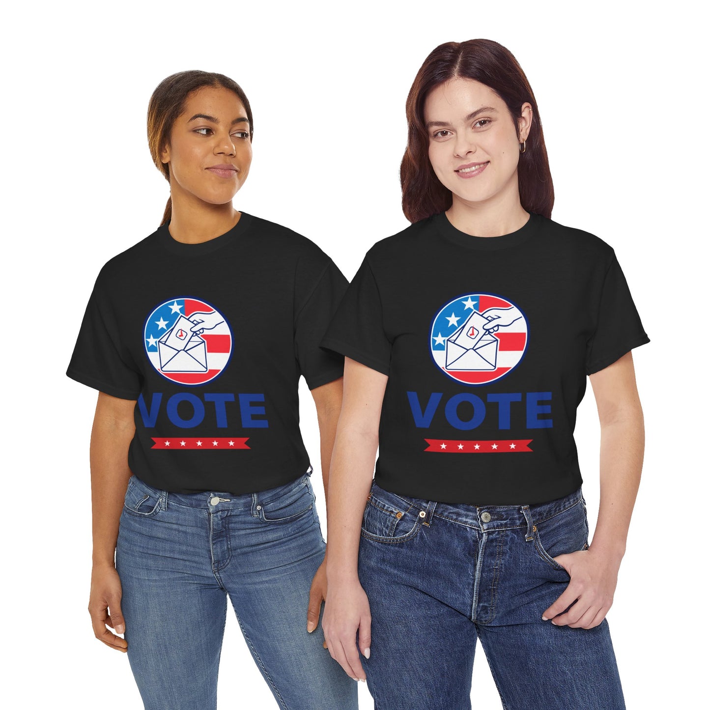 Lets Vote -  Heavy Cotton Tee (Express Delivery available)