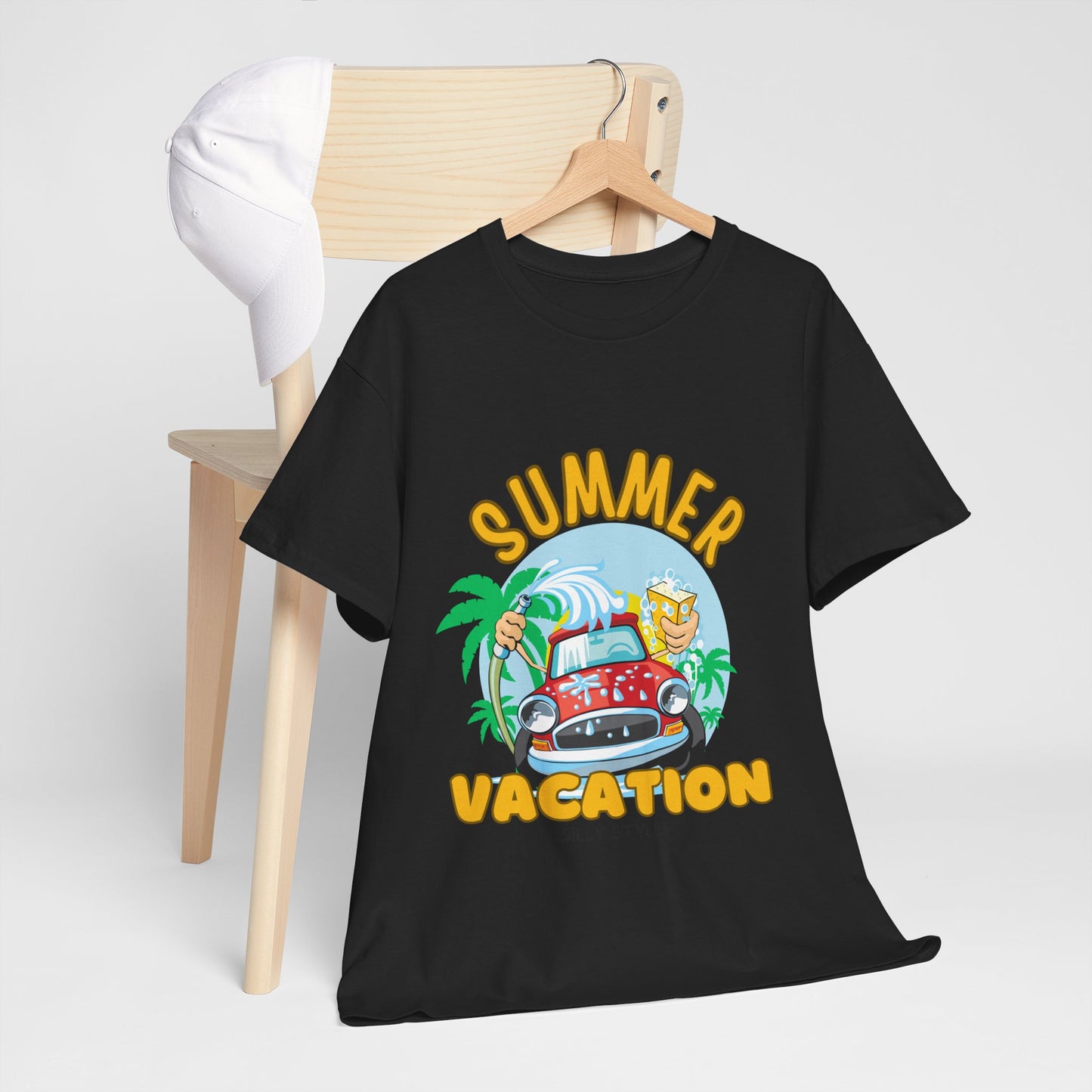 Summer Vacation Tee - Men's Beach Getaway (Express Delivery available)