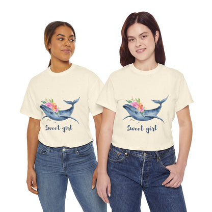 Dolphin Girl Graphic Tee
