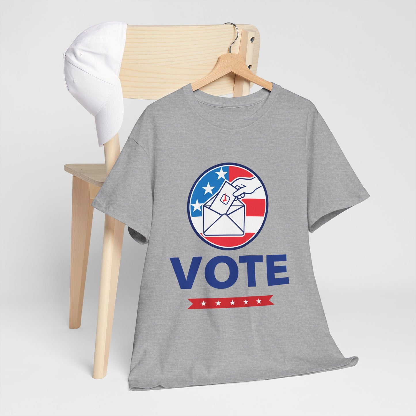 Lets Vote -  Heavy Cotton Tee (Express Delivery available)