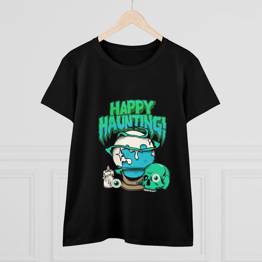 Women's Halloween Midweight Cotton Tee