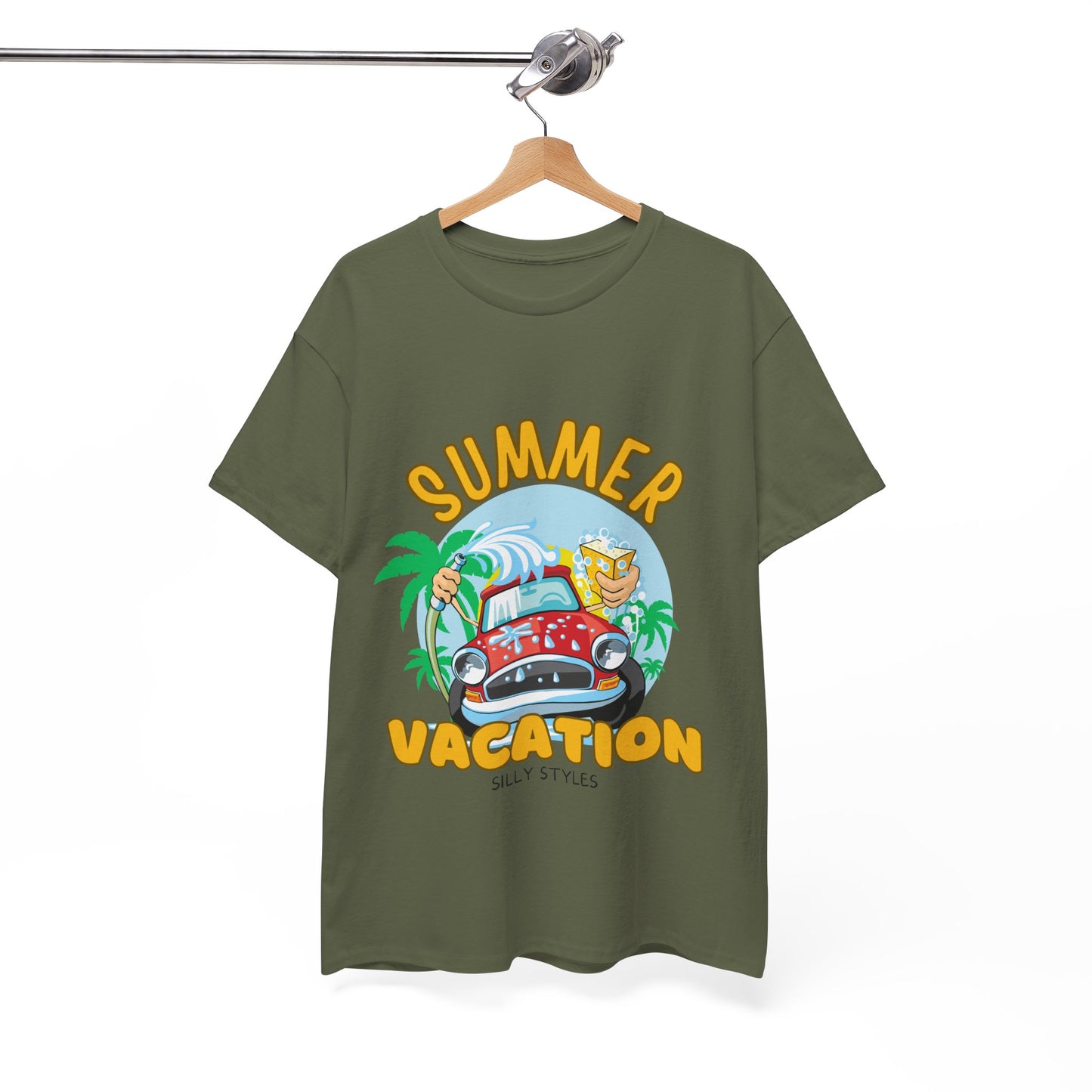 Summer Vacation Tee - Men's Beach Getaway (Express Delivery available)