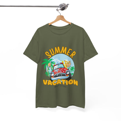 Summer Vacation Tee - Men's Beach Getaway (Express Delivery available)