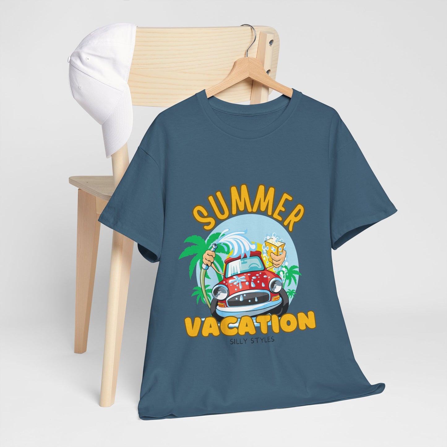 Summer Vacation Tee - Men's Beach Getaway (Express Delivery available)