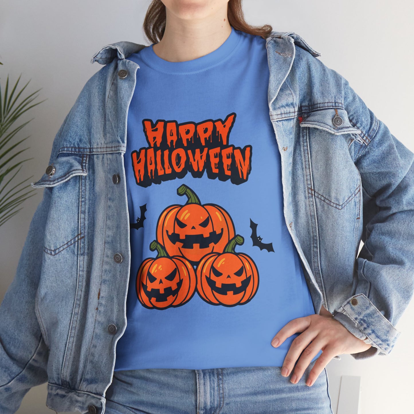 Halloween -Unisex Heavy Cotton Tee (Express Delivery available)