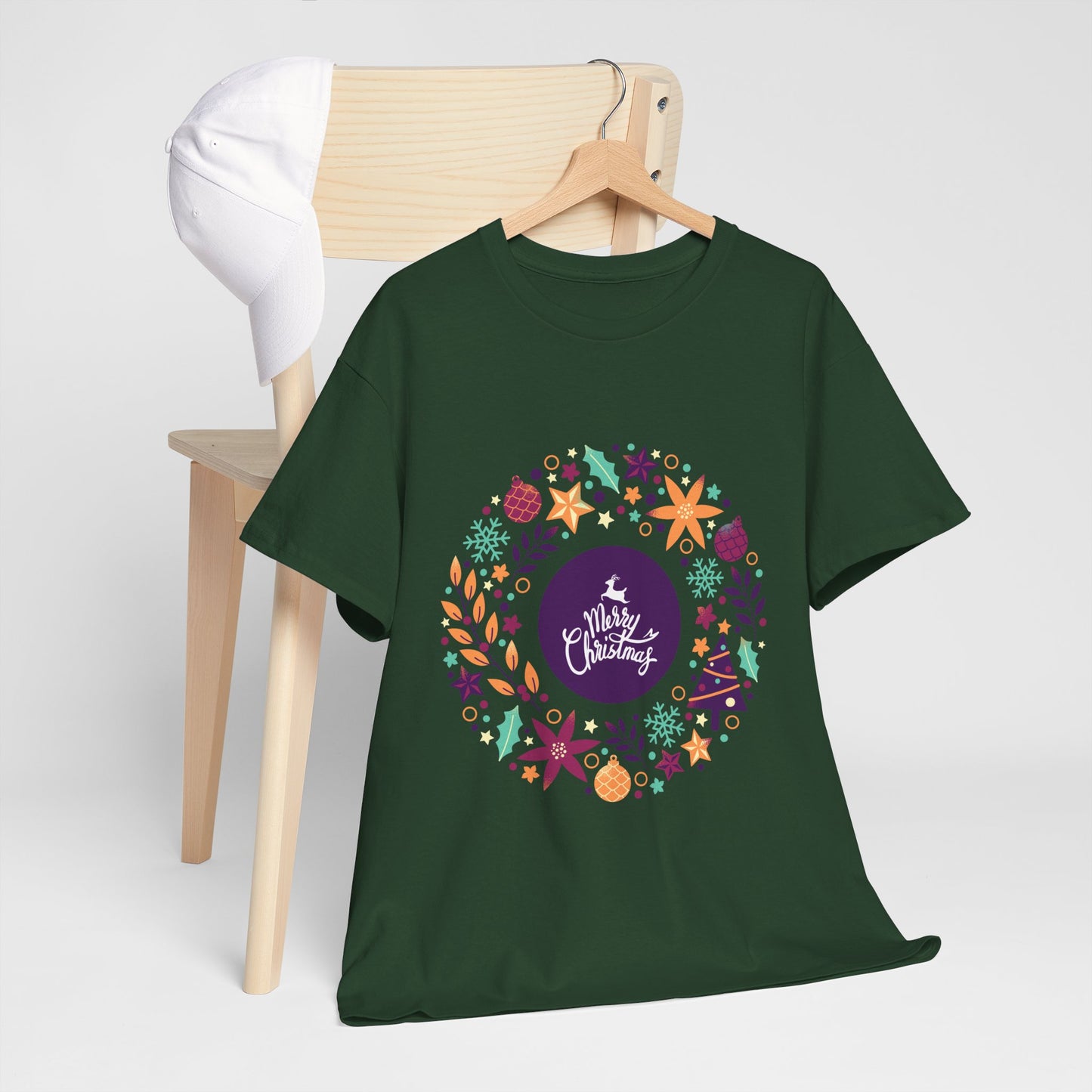 Merry Christmas - Unisex Heavy Cotton Tee (Express Delivery available)