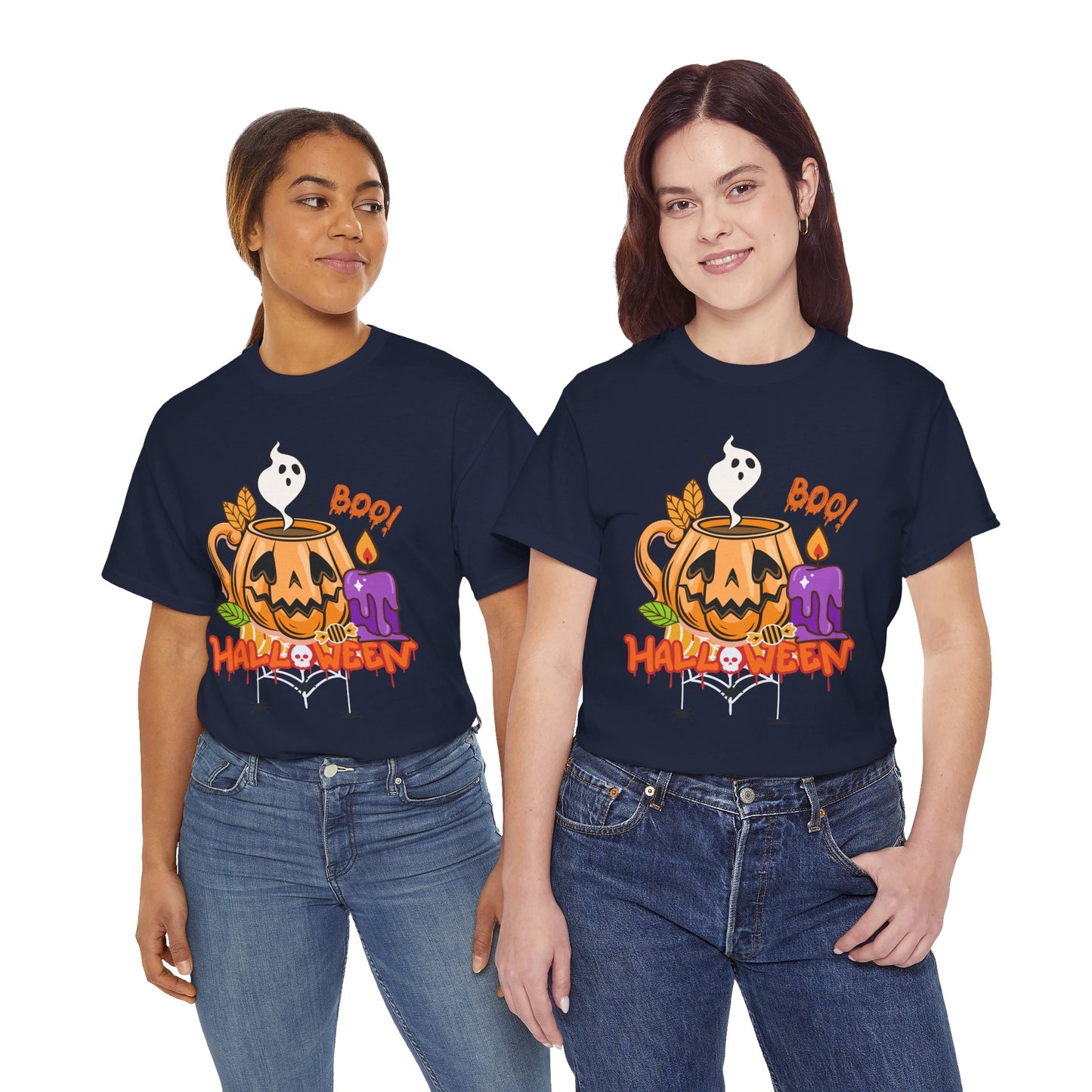 Halloween - Unisex Heavy Cotton Tee (Express Delivery available)