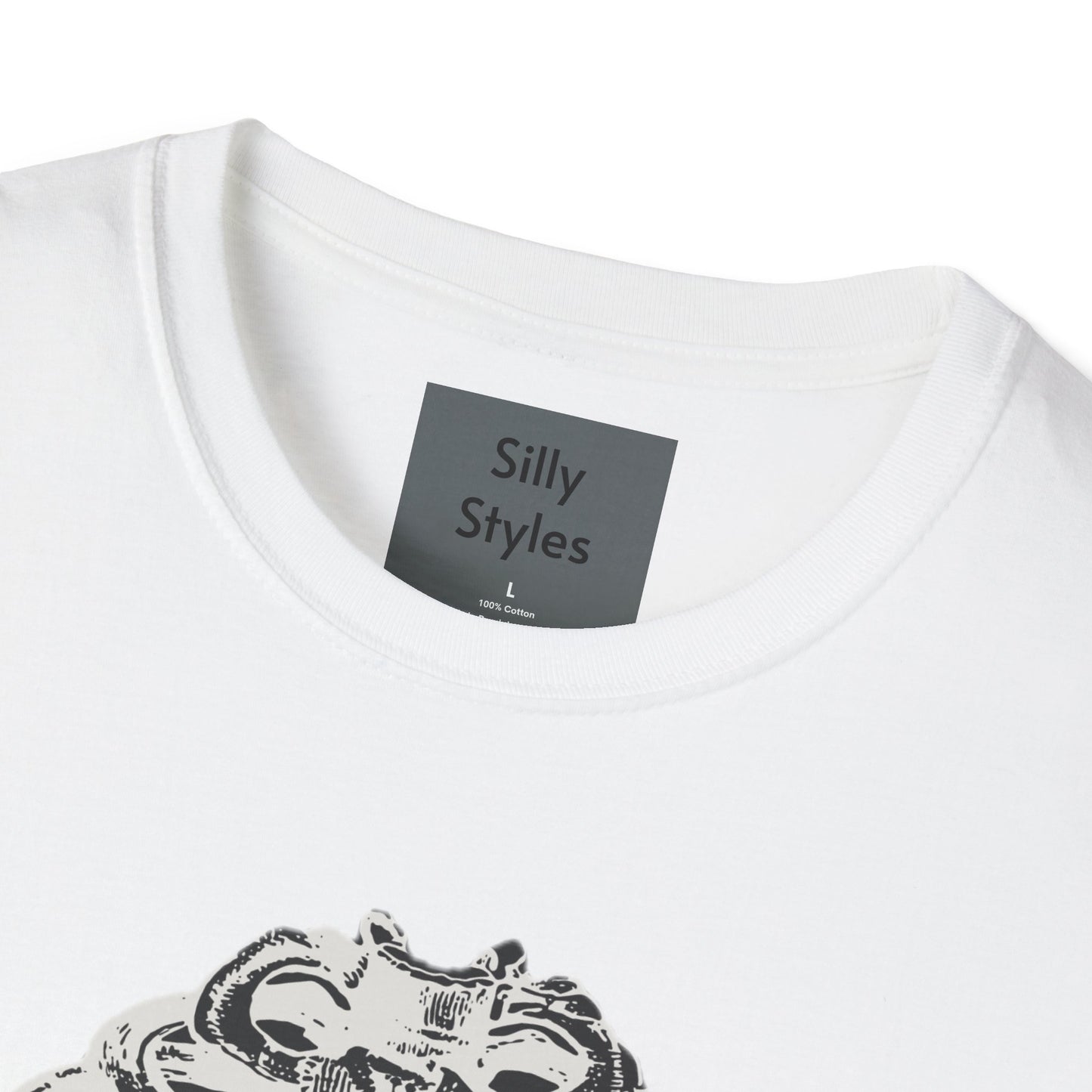 Halloween Skeleton T-Shirt - Softstyle / Unisex