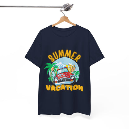 Summer Vacation Tee - Men's Beach Getaway (Express Delivery available)