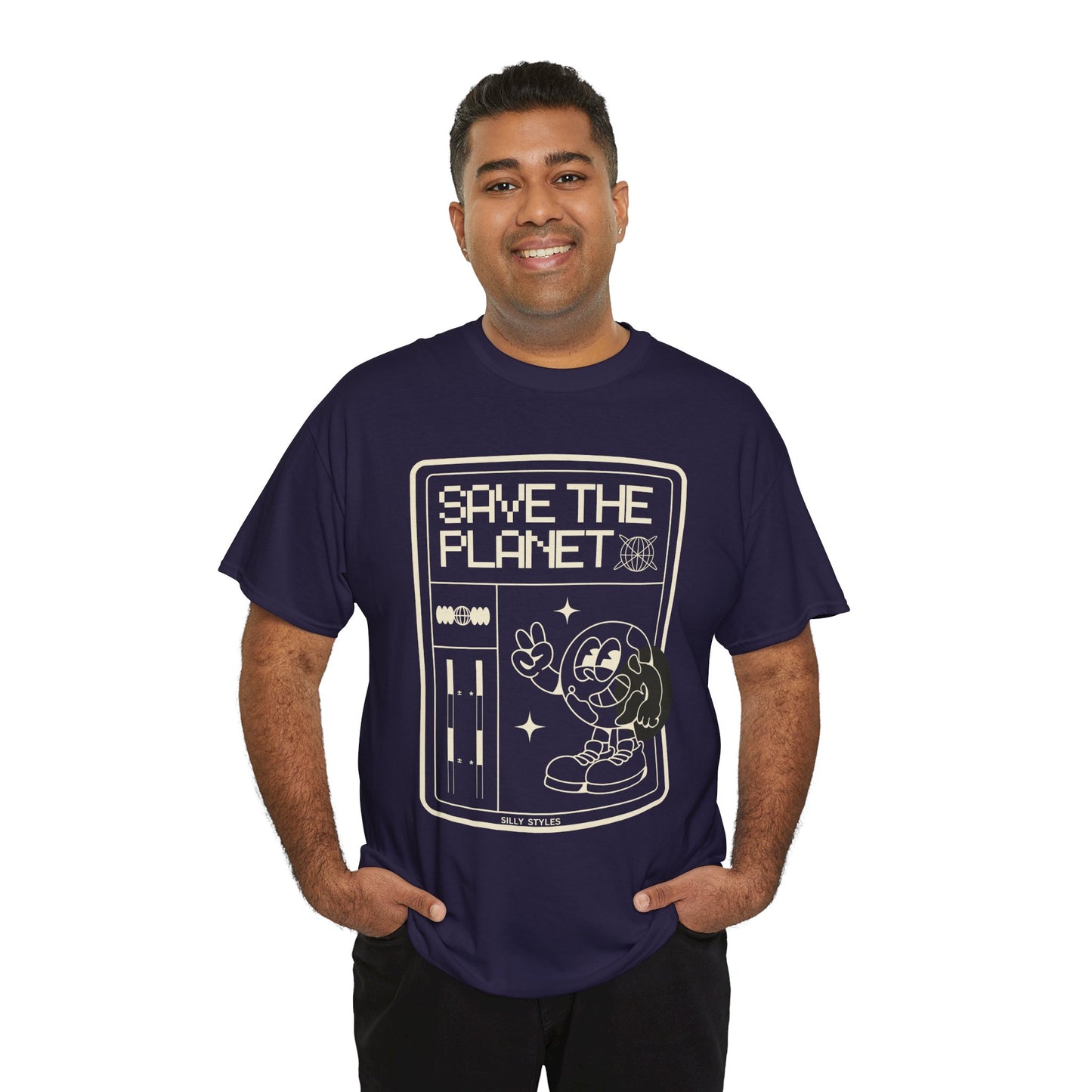 Save the planet - Heavy Cotton Tee (Express Delivery available)