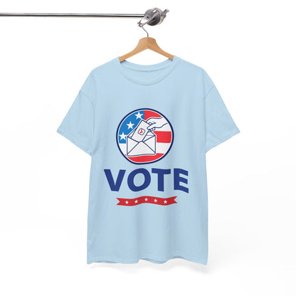 Lets Vote -  Heavy Cotton Tee (Express Delivery available)