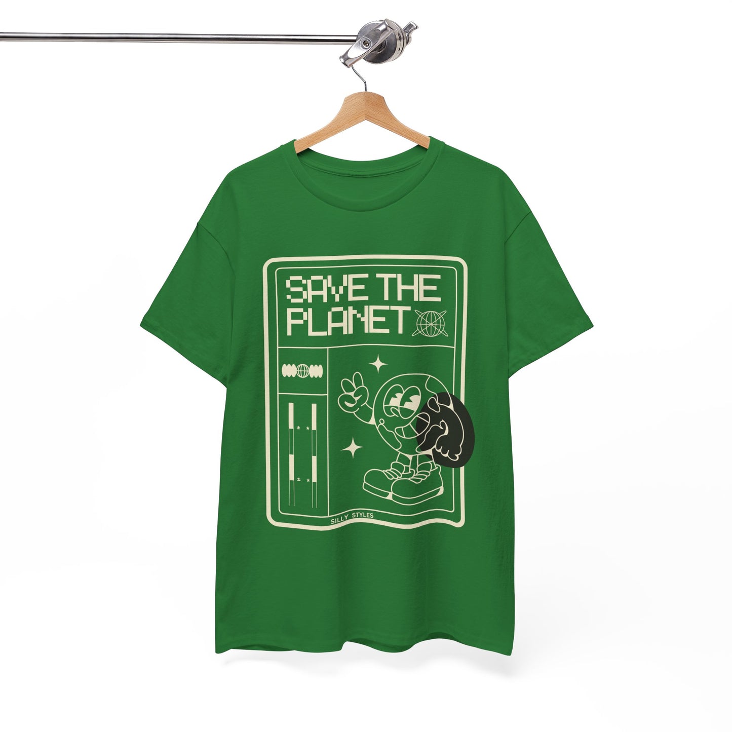 Save the planet - Heavy Cotton Tee (Express Delivery available)