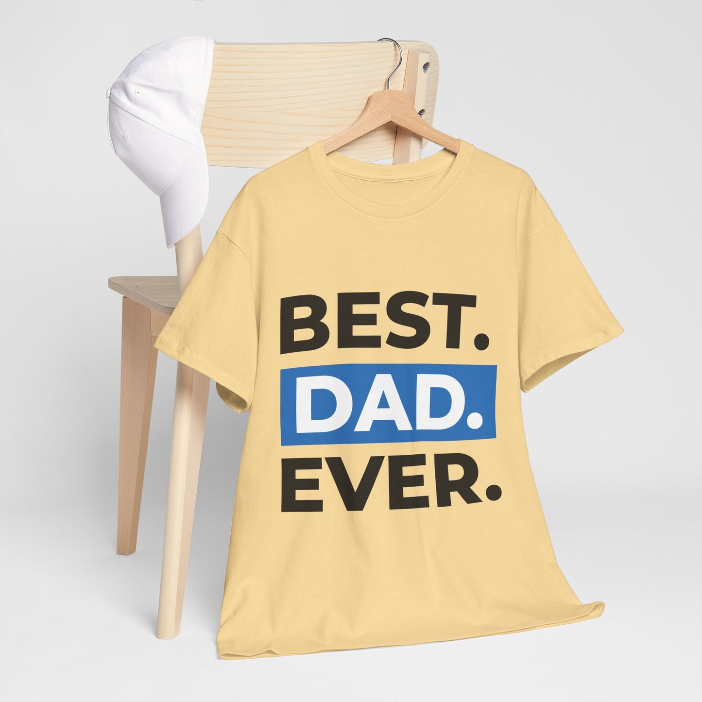 Best Dad - Men's Heavy Cotton Tee (Express Delivery available)