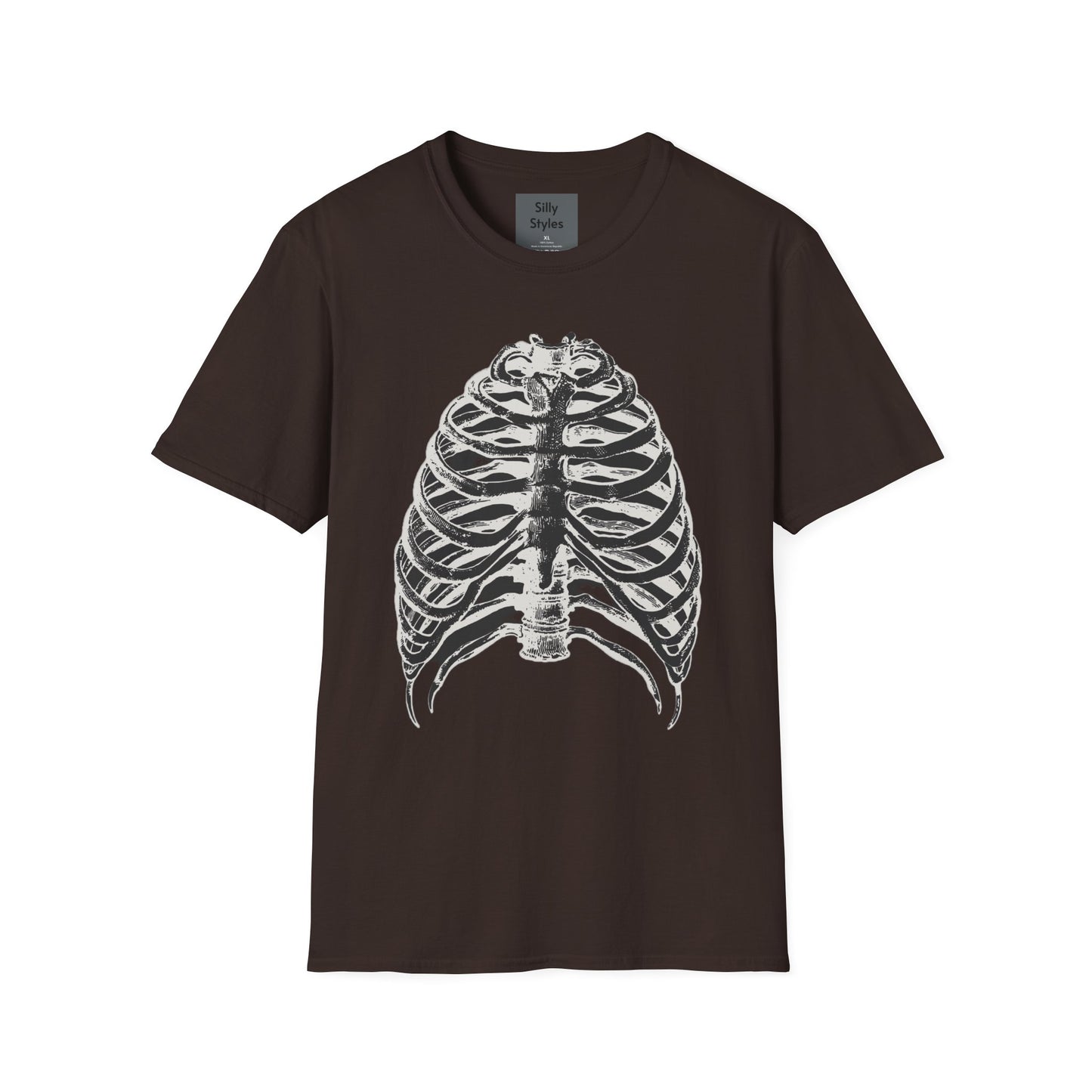 Halloween Skeleton T-Shirt - Softstyle / Unisex