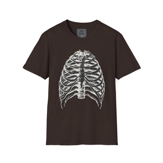 Halloween Skeleton T-Shirt - Softstyle / Unisex