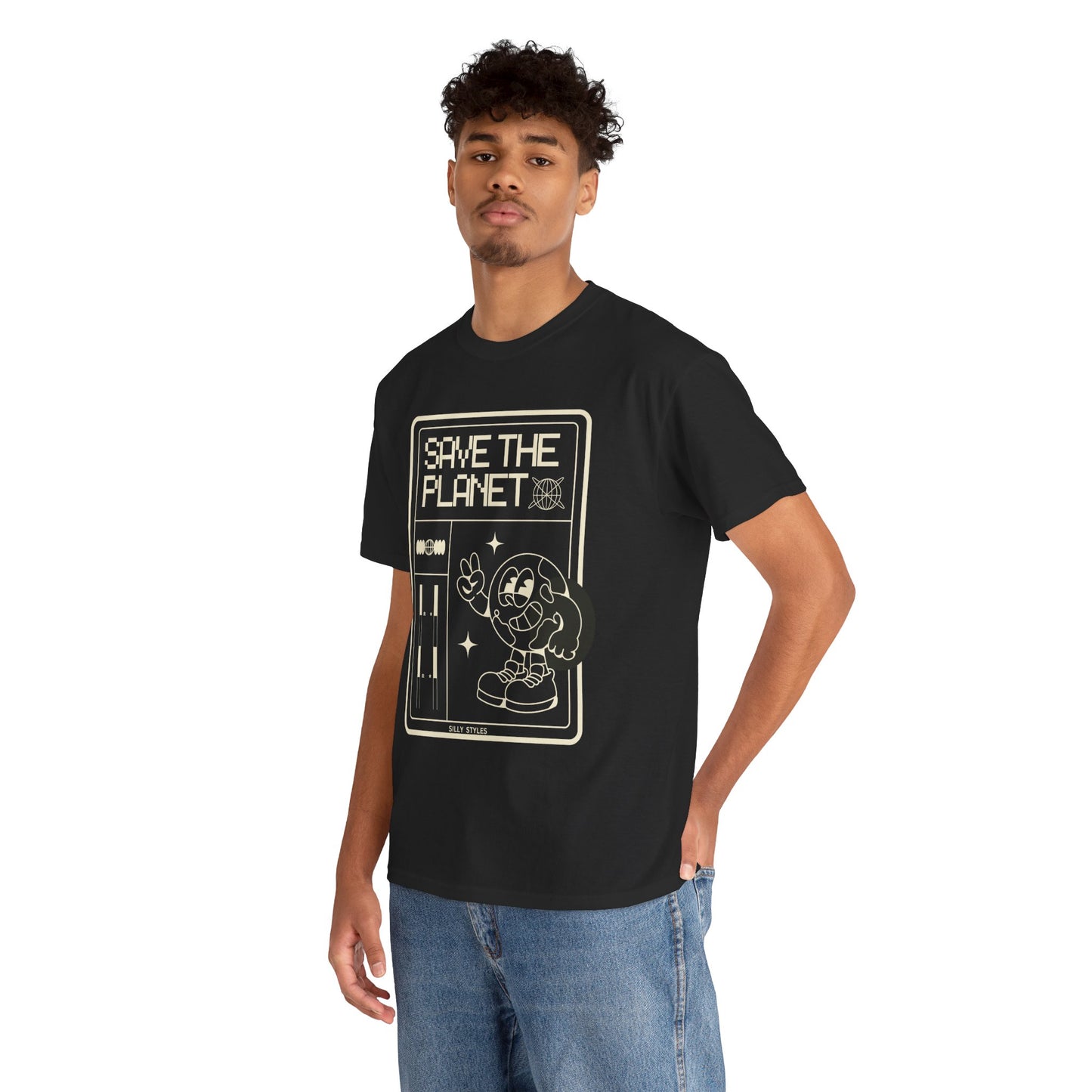 Save the planet - Heavy Cotton Tee (Express Delivery available)