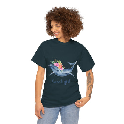 Dolphin Girl Graphic Tee