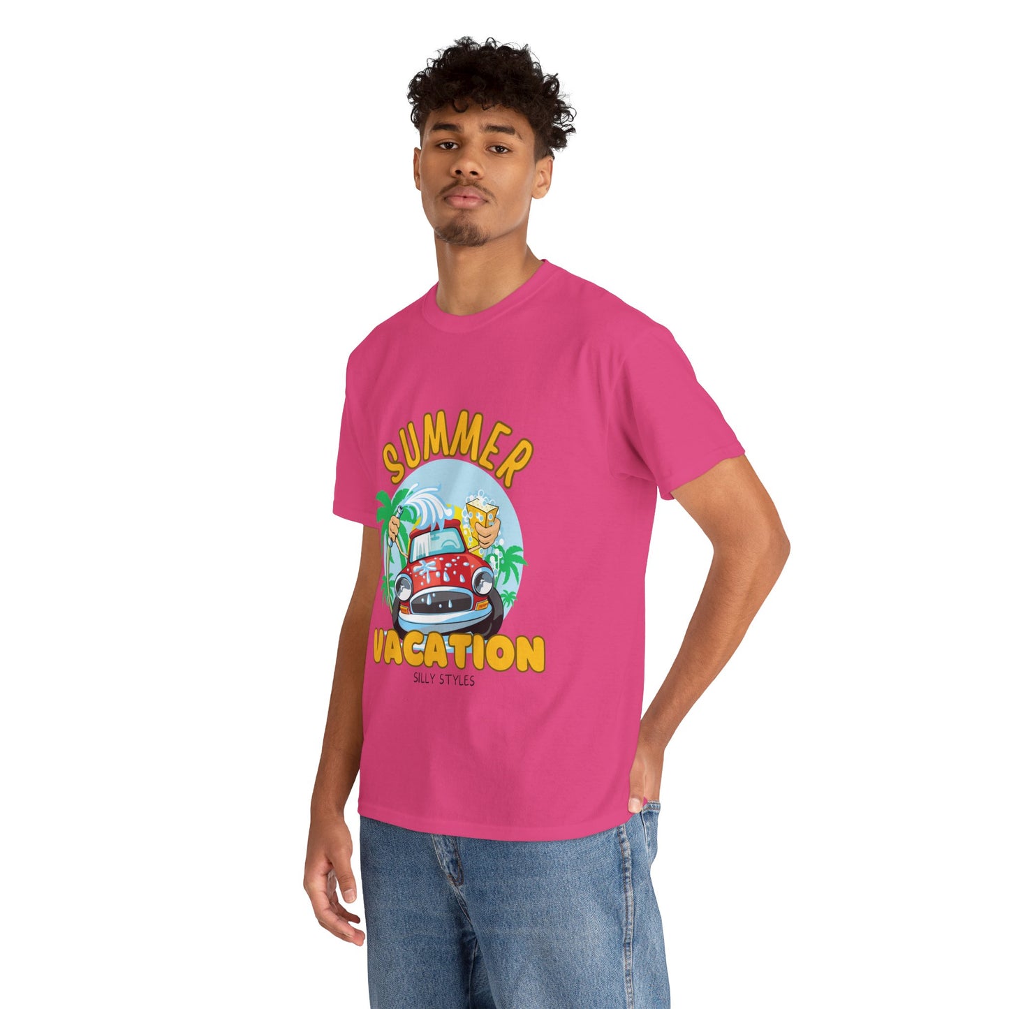 Summer Vacation Tee - Men's Beach Getaway (Express Delivery available)