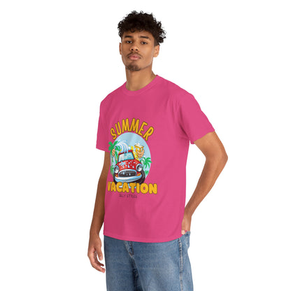 Summer Vacation Tee - Men's Beach Getaway (Express Delivery available)