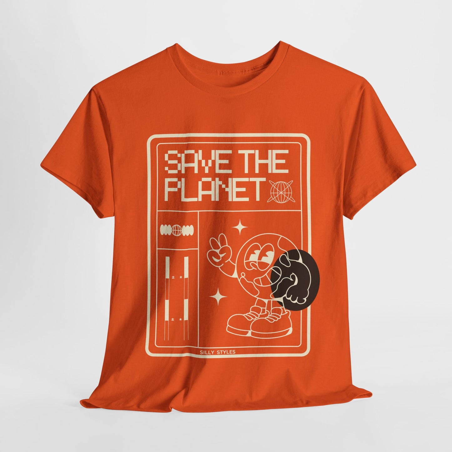 Save the planet - Heavy Cotton Tee (Express Delivery available)