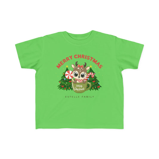 Xmas - Toddler's Fine Jersey Tee (Customizable)