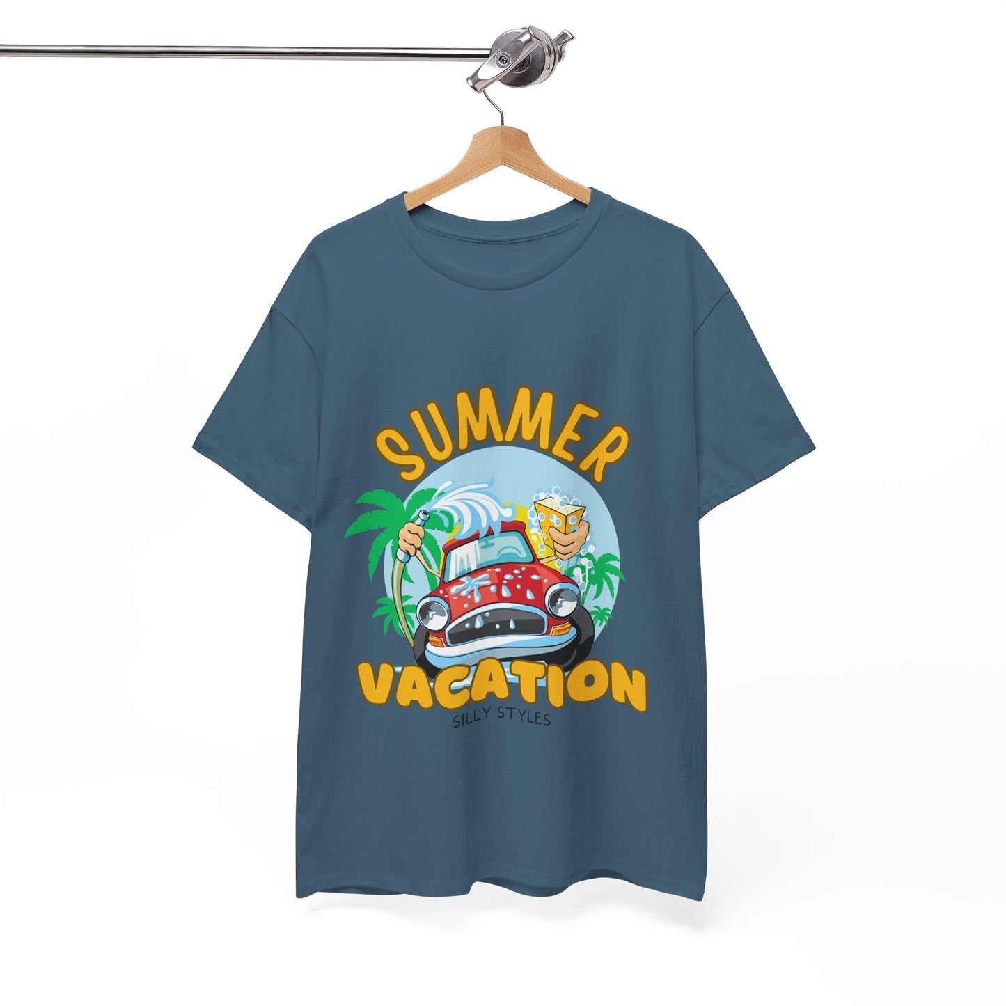 Summer Vacation Tee - Men's Beach Getaway (Express Delivery available)