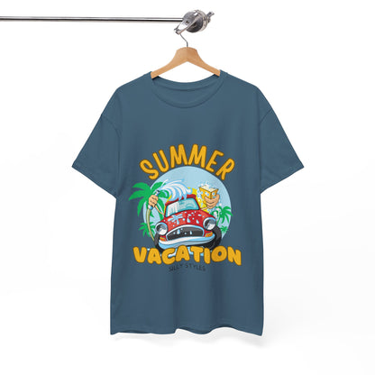 Summer Vacation Tee - Men's Beach Getaway (Express Delivery available)