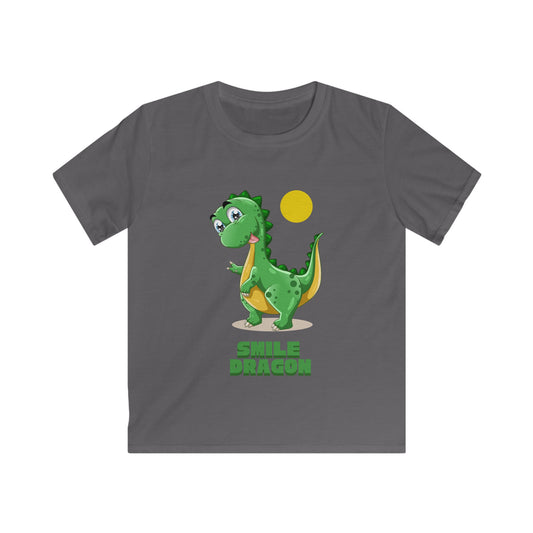 Kids Tee - Smile Dragon Graphic Print