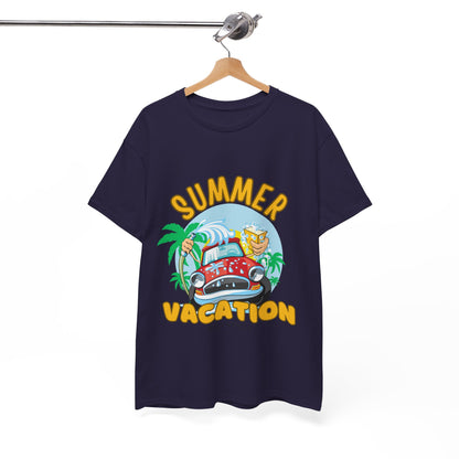 Summer Vacation Tee - Men's Beach Getaway (Express Delivery available)
