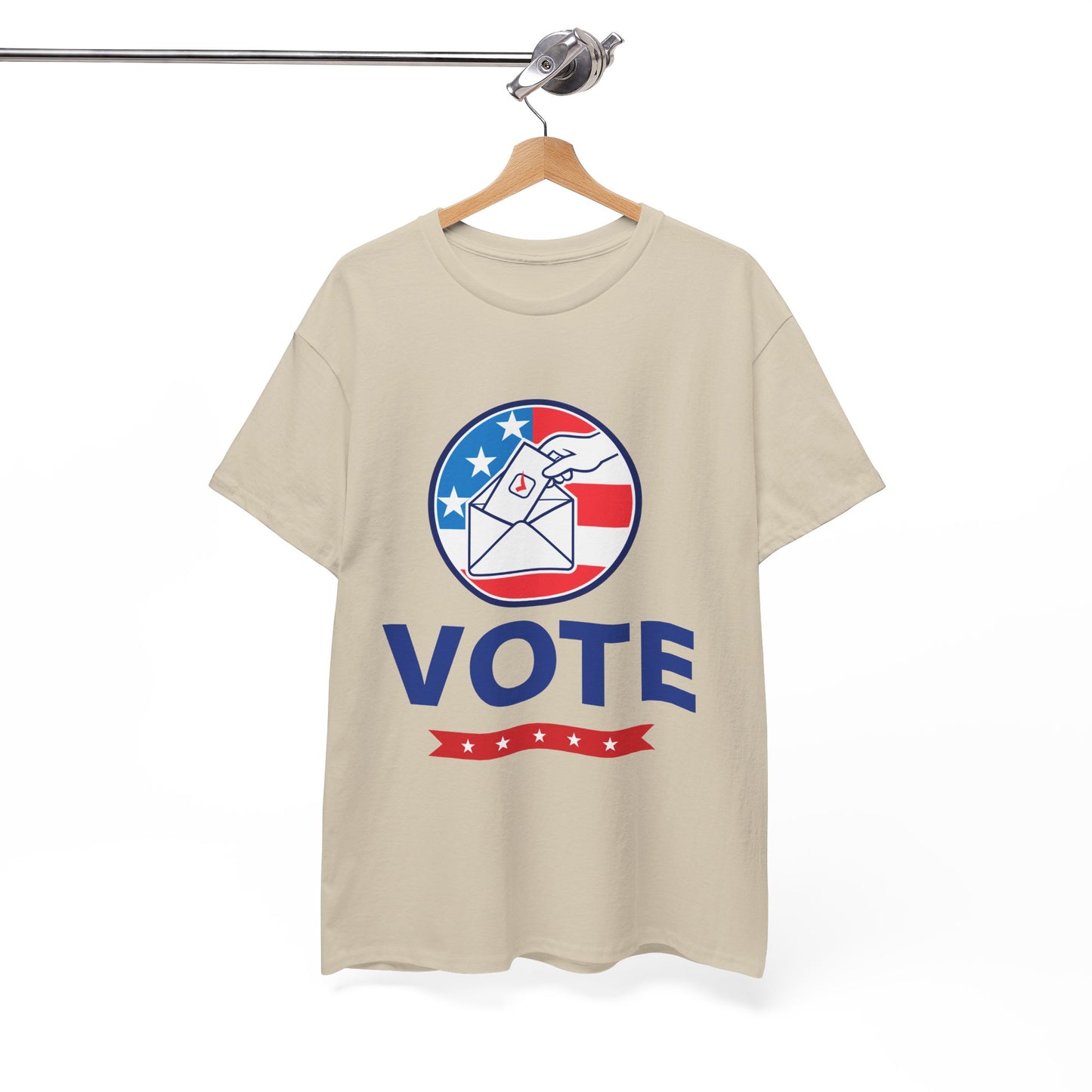 Lets Vote -  Heavy Cotton Tee (Express Delivery available)