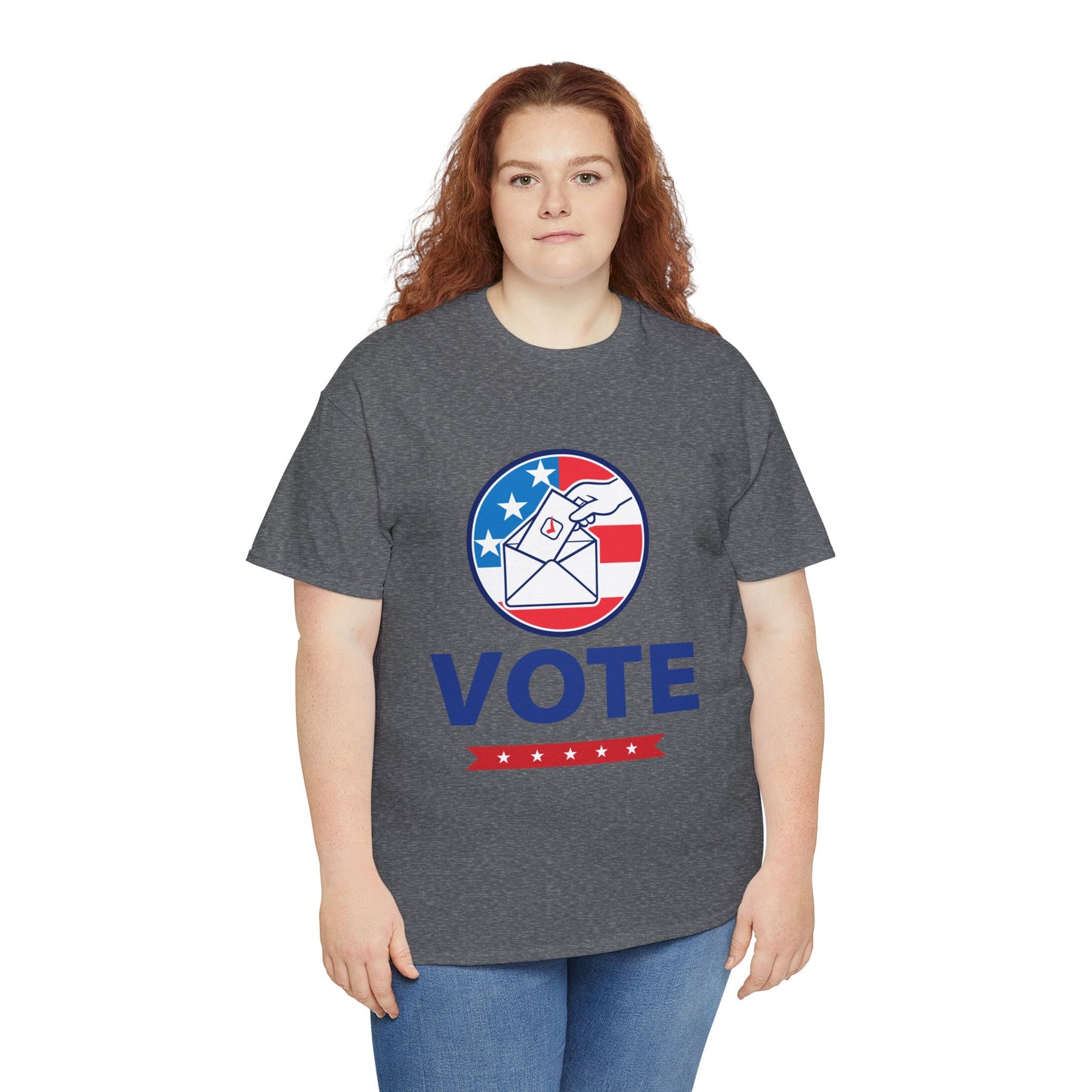 Lets Vote -  Heavy Cotton Tee (Express Delivery available)
