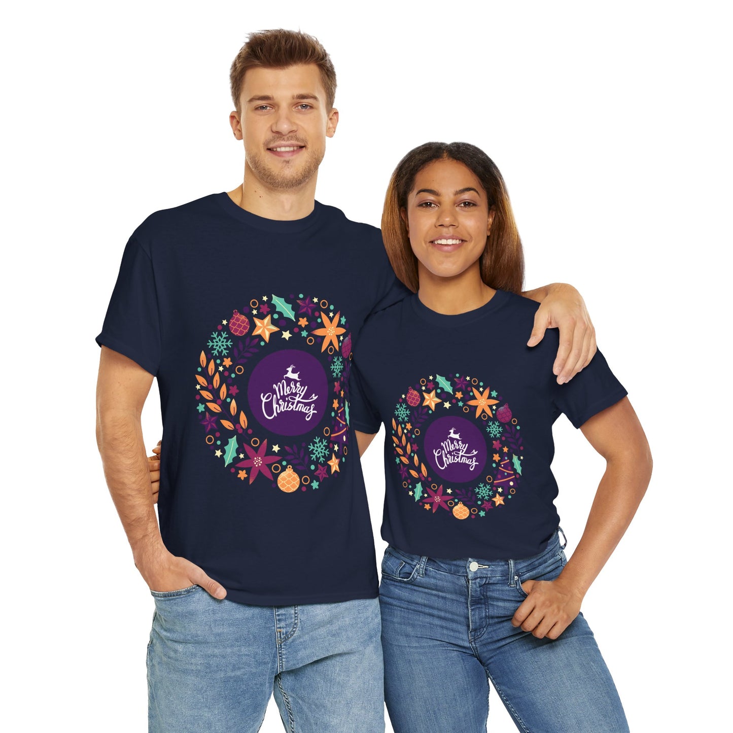Merry Christmas - Unisex Heavy Cotton Tee (Express Delivery available)