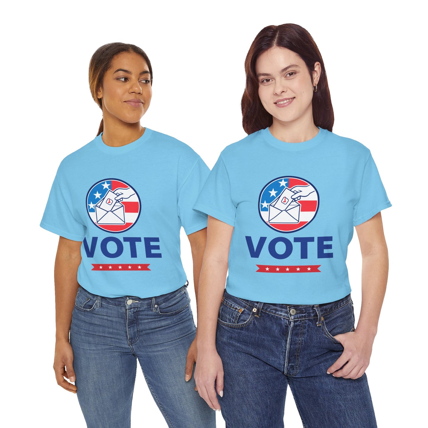 Lets Vote -  Heavy Cotton Tee (Express Delivery available)