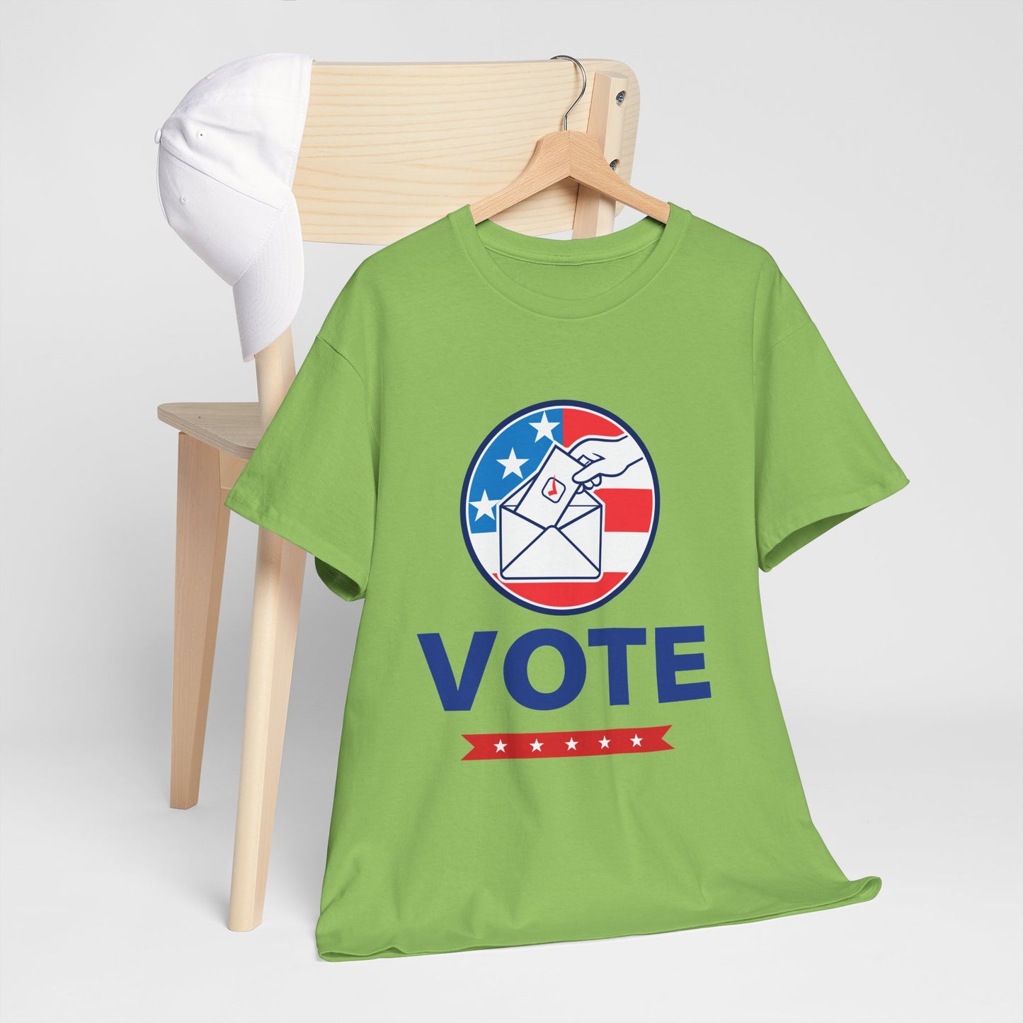 Lets Vote -  Heavy Cotton Tee (Express Delivery available)