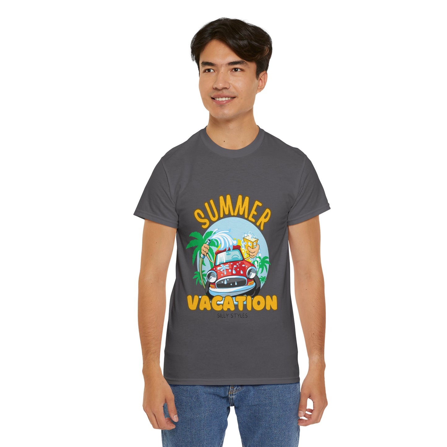 Summer Vacation Tee - Men's Beach Getaway (Express Delivery available)