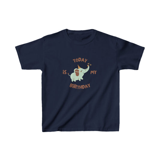 Kids Tee - 'Today Is My Birthday' - Celebrate in Style
