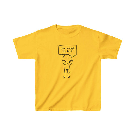 Kids Tee - The Coolest Student