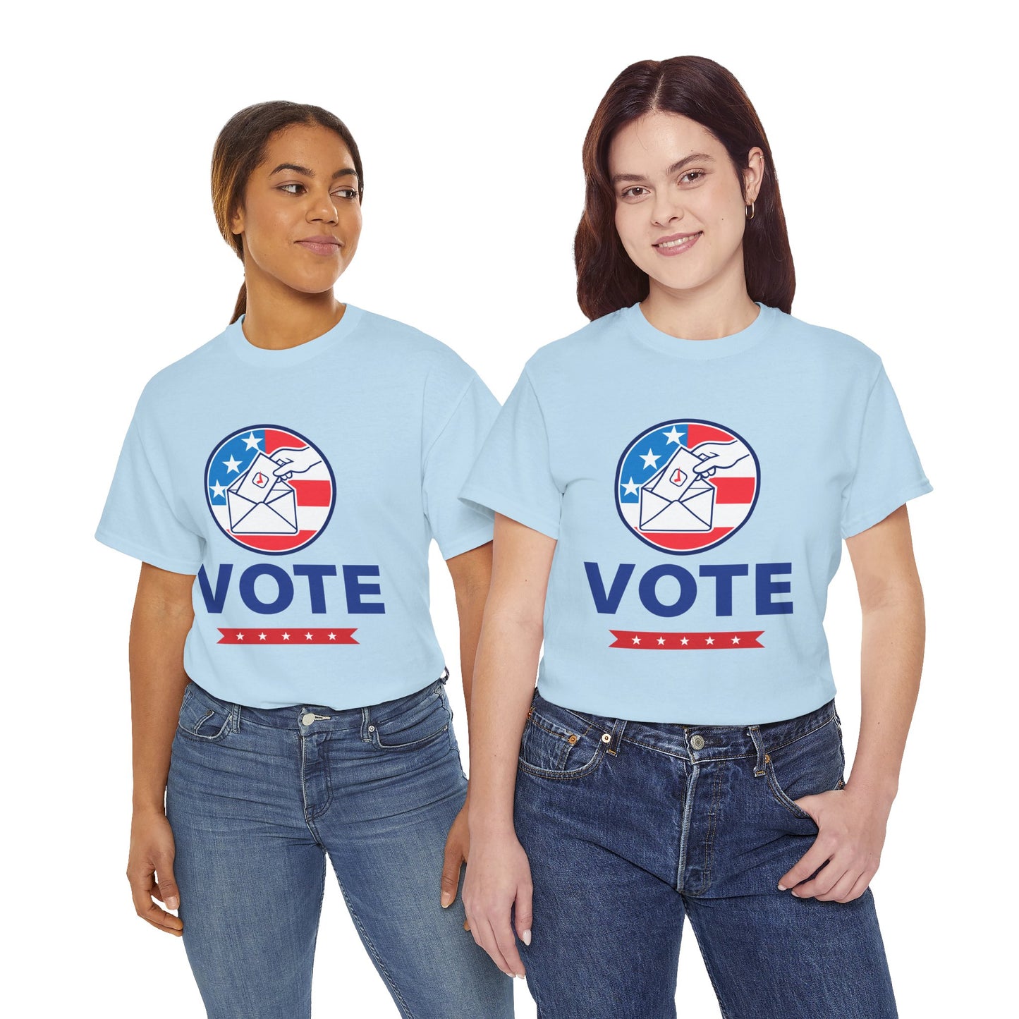 Lets Vote -  Heavy Cotton Tee (Express Delivery available)