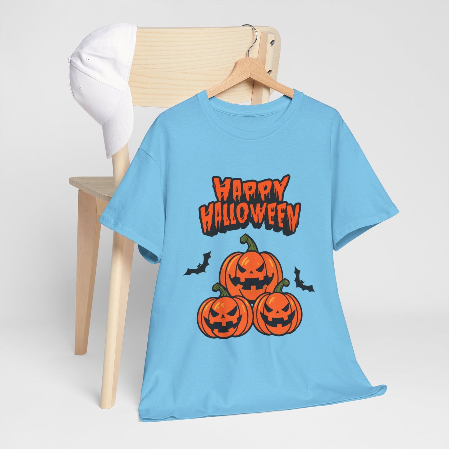 Halloween -Unisex Heavy Cotton Tee (Express Delivery available)